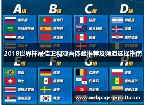 2018世界杯最佳卫视观看体验推荐及频道选择指南